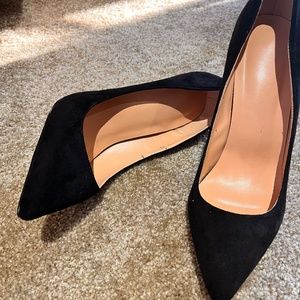 Black  suede stiletto